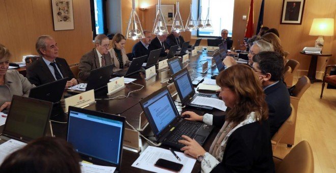 Imagen de archivo de una reunión de la JEC en el Congreso