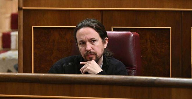 El líder de Unidas Podemos, Pablo Iglesias. (FERNANDO VILLAR | EFE)