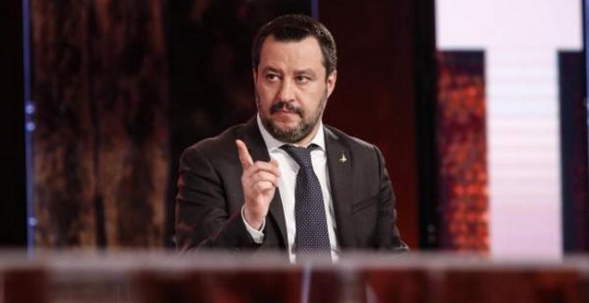 El líder soberanista de la Liga, Matteo Salvini.- EFE