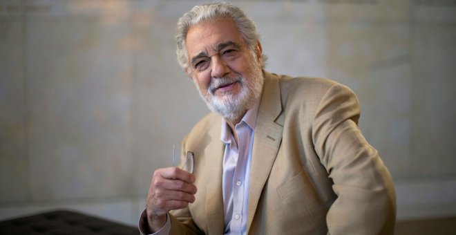 Fotografía de archivo de 2014 de Plácido Domingo posando en el Dorothy Chandler Pavilion de Los Ángeles. /REUTERS