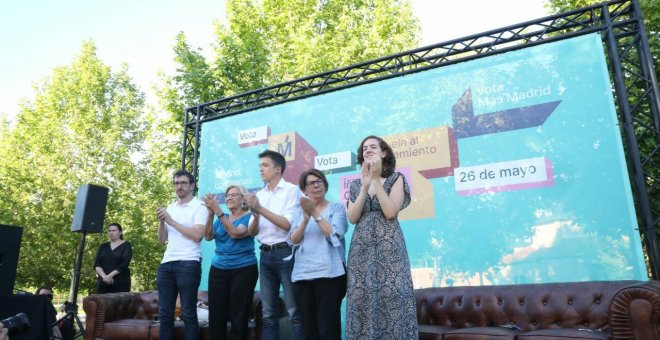 Más Madrid durante un acto electoral de las elecciones de mayo / MÁS MADRID