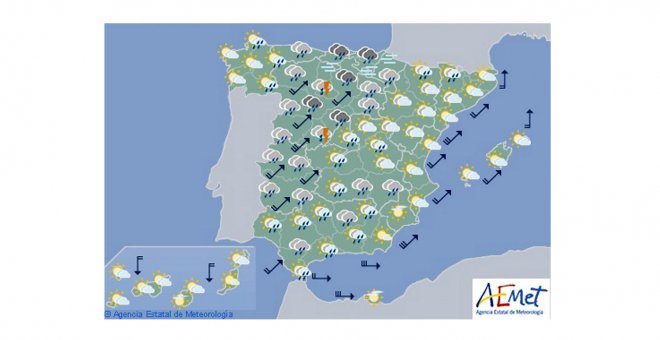 Previsión para este 19 de octubre. EFE