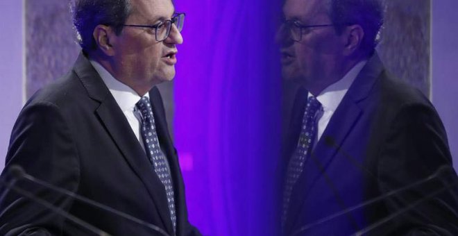 Quim Torra, presidente de Catalunya. (ANDREU DALMAU | EFE)