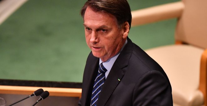 El presidente de Brasil, Jair Bolsonaro, se ha visto salpicado por la investigación del asesinato de Marielle Franco. / EP