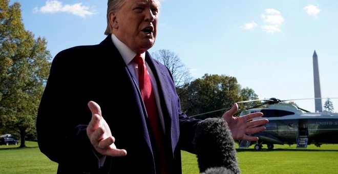 El presidente de EEUU, Donald Trump, en la Casa Blanca. /REUTERS