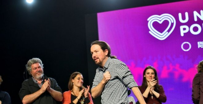 Pablo Iglesias en el mitin de cierre de campaña del 10-N / Daniel Gago - Podemos