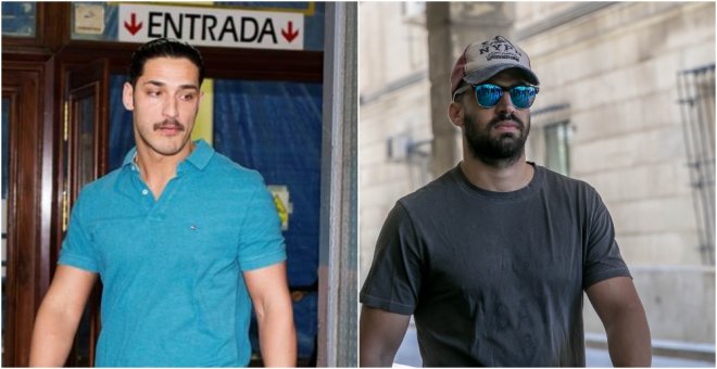 Antonio Manuel Guerrero y Alfonso Jesús Cabezuelo, dos miembros de 'La Manada'. / AGENCIAS