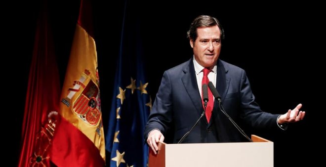 Antonio Garamendi, presidente de la CEOE, en una imagen reciente. (JESÚS DIGES | EFE)