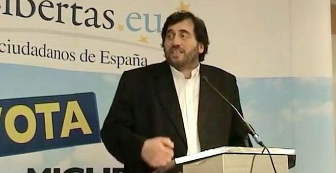 Manuel Bofill, exsecretario general de Cs, en un acto con Libertas en 2009.