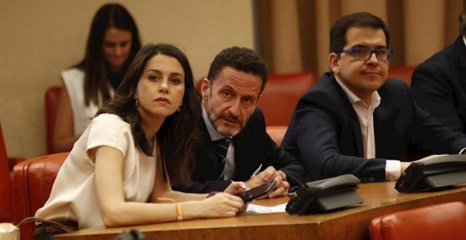 Inés Arrimadas, Edmundo Bal y José María Espejo-Saavedra, de Ciudadanos - Óscar J.Barroso - Europa Press - Archivo