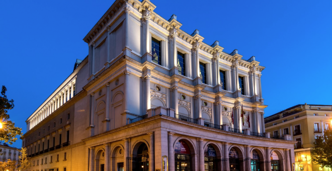 El Teatro Real, considerado como la primera institución de las artes escénicas y musicales en España. / Teatro Real