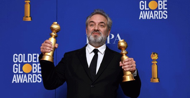 Sam Mendes triunfó en los Globos de Oro con la película '1917'. / EFE