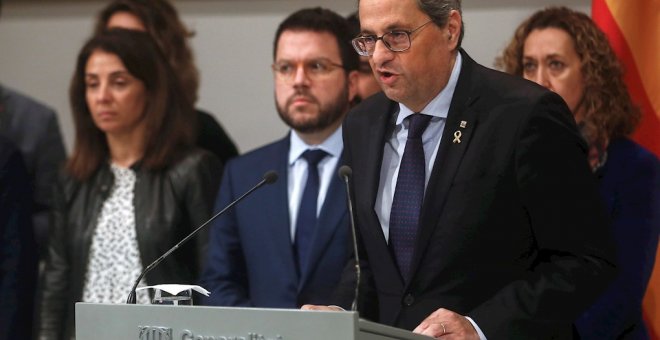 El presidente de la Generalitat, Quim Torra. EFE