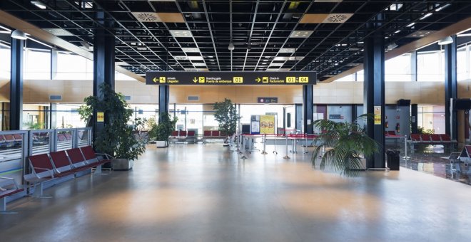 Aeropuerto de Huesca, en una imagen de archivo. / AENA