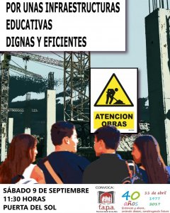 Cartel difundido por la Giner de los Rios