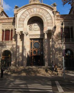 Fachada del Palau de Justícia, sede del TSJC y de la Audiencia de Barcelona. E.P.