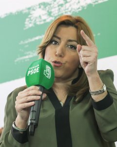 La secretaria general del PSOE-A y presidenta de la Junta, Susana Díaz. E.P./JESÚS PRIETO