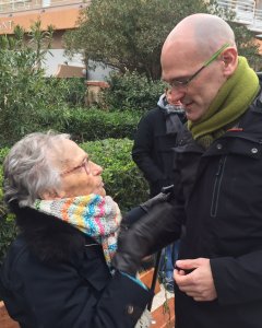 Laura Benesey amb Raül Romeva