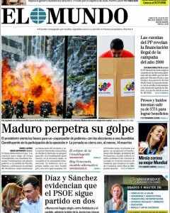 Portada El Mundo