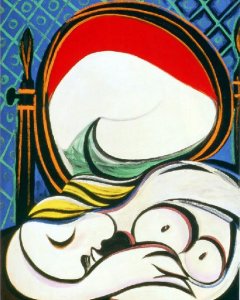 Le miroir.- PICASSO