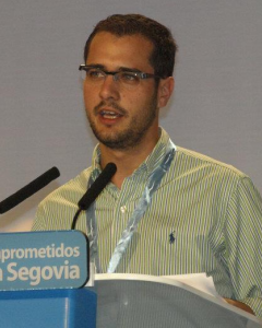 Pablo Pérez Coronado, el candidato del PP al Ayuntamiento de Segovia. Fuente:PP