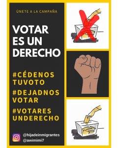 Cartel de la campaña