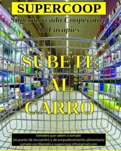 Cartel del supermercado cooperativo Supercoop.