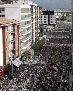 Manifestación por el caso Altsasu. EFE