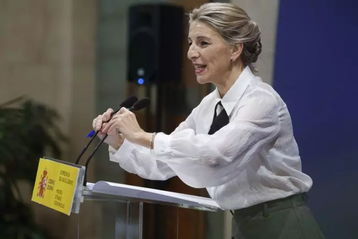 Yolanda Díaz pide que el SMI suba como mínimo lo mismo que la inflación