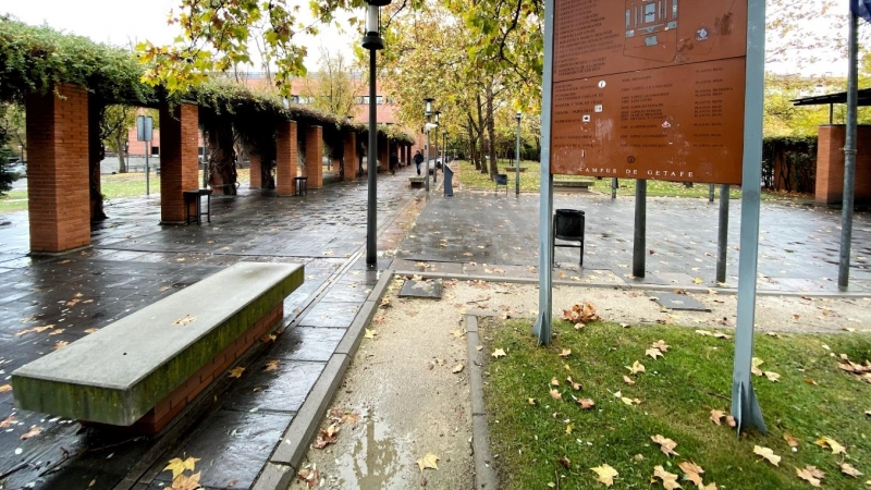 (22/11/2019) Cartel con el mapa del campus de Getafe de la Universidad Carlos III de Madrid (Archivo).