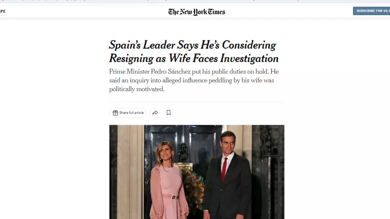 25/04/2024 Noticia publicada este miércoles en el 'New York Times'.