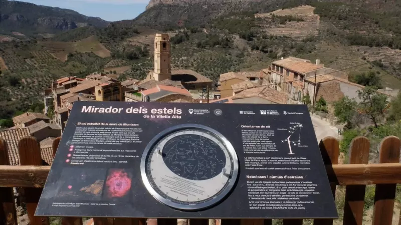 Mirador astronòmic de la Vilella Alta, al parc natural de la serra de Montsant