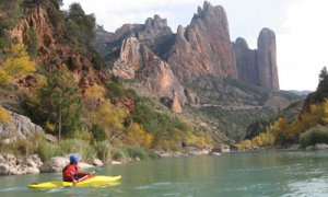 En la zona se practican deportes de aventura.