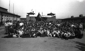 El campo de concentración de Mauthausen el día de la liberación.- LOS ÚLTIMOS ESPAÑOLES DE MAUTHAUSEN