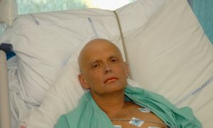 El agente secreto Litvinenko, en el hospital. REUTERS/Natasja Weitsz