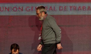 El secretario general de UGT, Cándido Méndez, durante la apertura del 42 Congreso Confederal de UGT hoy en Madrid. EFE/Kiko Huesca