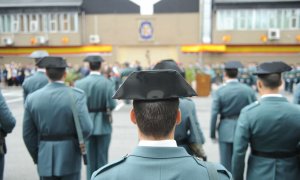 Agentes de la Guardia Civil en un cuartel. EFE