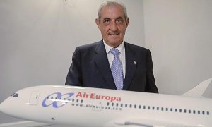 El presidente del grupo Globalia, al que pertenece Air Europa, Juan José Hidalgo - EFE