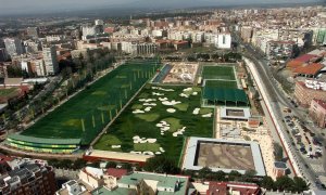 El campo de golf del Canal de Isabel II en Chamberí