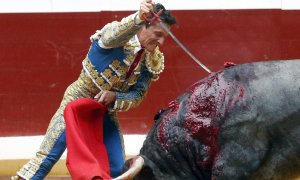 El diestro Diego Urdiales durante la feria de la Semana Grande de San Sebastián. / EFE