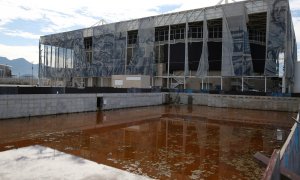 El Centre Aquàtic Maria Lenk de Rio de Janeiro, pocs mesos després d'acollir la cita olímpica. REUTERS