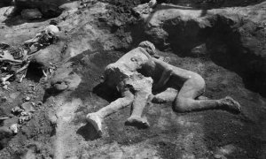 Los célebres "amantes" de Pompeya