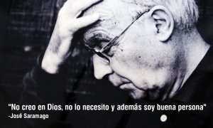 El escritor portugués José Saramago ganó el Premio Nobel de Literatura en 1998