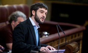 Pablo Bustinduy en el pleno del Congreso.