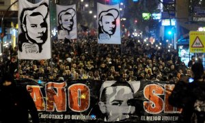 Manifestación en memoria del asesinato de Carlos Palomino. EFE/Archivo