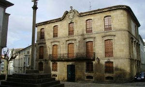 El palacio de Cornide, en el casco antiguo de A Coruña.