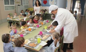 Imagen de un comedor escolar.