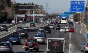 La A6 en Madrid, hace unos días. EFE/Fernando Alvarado