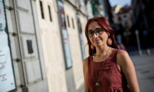 La investigadora y experta en migraciones, Helena Maleno, en Madrid.- JAIRO VARGAS