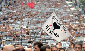 Manifestación en Bilbao a favor de los presos de ETA. EFE